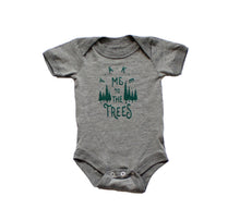 Load image into Gallery viewer, Infant Trees Onesie-Heather Gray