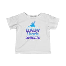 Laden Sie das Bild in den Galerie-Viewer, Baby Shark Doo Doo Infant Fine Jersey Tee
