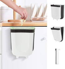 Load image into Gallery viewer, Kitchen Hanging Trash Can Foldable Garbage Can
