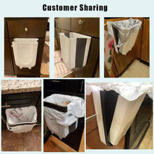 Load image into Gallery viewer, Cabinet Door Mounted Folding Trash Can / Waste Bin
