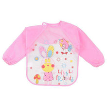 Load image into Gallery viewer, Baby Full Sleeve Bib Corner of Carina Bunny Pink United States (4-15 days) 40x36cm
