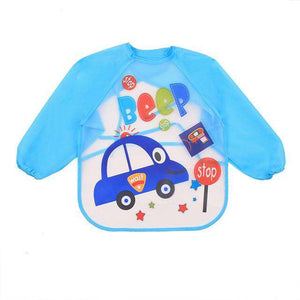 Baby Full Sleeve Bib Corner of Carina Cars Blue 2 United States (4-15 days) 40x36cm