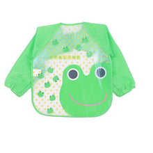 Load image into Gallery viewer, Baby Full Sleeve Bib Corner of Carina Frog Green United States (4-15 days) 40x36cm
