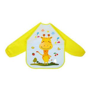 Baby Full Sleeve Bib Corner of Carina Giraffe Yellow United States (4-15 days) 40x36cm