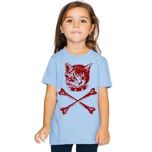 Danger kitty t-shirt for kids Corner of Carina 