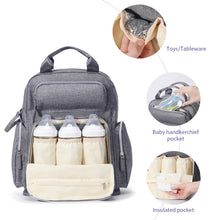 Load image into Gallery viewer, Large Capacity Diaper Bag / Backpack
