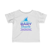 Cargar imagen en el visor de la galería, Baby Shark Doo Doo Infant Fine Jersey Tee
