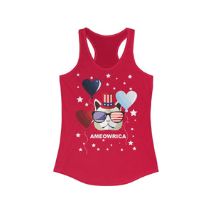 Ameowria July 4th Racerback Tank Top