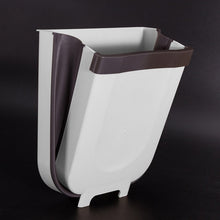 Load image into Gallery viewer, Cabinet Door Mounted Folding Trash Can / Waste Bin
