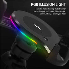 Load image into Gallery viewer, Wireless Induction Car Charger with RGB lighting Corner of Carina 
